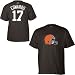 Reebok Cleveland Browns Braylon Edwards Name & Number T-Shirt-Size: Medium