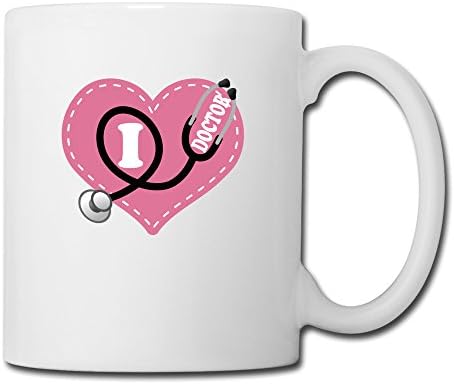 Funny Design I Love Doctor White Ceramic Mugs White