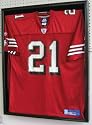 NFL Football Jersey Display Case Frame, Lockable w/UV Protection