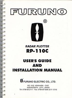 Furuno RP110C User's Guide and Installation Manual