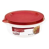 Rubbermaid HPFG4006RDCHILI Durable Round 6.3-Cup Food Storage Container