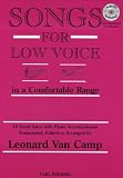 Songs for Low Voice in a Comfortable Range (Book & CD)
