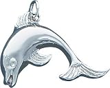 Sterling Silver Jumping Dolphin Charm