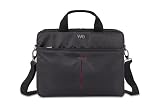 We - DESIGN - Sacoche pour portable 840D - 13,3" - Nylon - Noir / Rouge