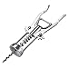 Topbest Professional Silver Butterfly Wing Corkscrew Wine Opener Ergonomic Manual Wine Bottle Opener Wine Stopper Set with Gife Box