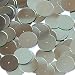20mm Sequins Top Hole Pale Green Metallic. Couture Paillettes. Made in USA
