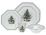 Nikko Ceramics Christmastime 4-Piece Dinnerware Place Setting