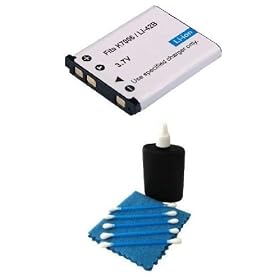 SAVEoN Replacement Extended Long Life Kodak KLIC-7006 for Kodak EasyShare M522 M532 M552 M583 M580 M575 M550 M530 Mini M200 Touch M577 M750 M565 M215 M5370 M5350 Camera + Camera Cleaning Kit