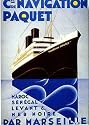 Navigation Paquet, Art Poster by Ponty
