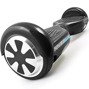 Powerboard by HOVERBOARD - 2 Wheel Self Balancing Scooter with LED Lights-Hands Free Battery Powered Electric Motor-The Perfect Personal Transporter-USA Company (black)