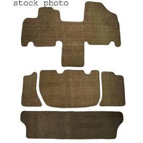 Avery's Touring Custom Carpeted Floor Mats for 06 Kia Sedona 1 pc cargo large (3rd row DOWN position (incorporates 3rd row runner) Charcoal
