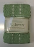 5 pack Rochester Terry Tea Towels - GREEN