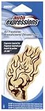 Auto Expressions MEWDS-1 Wood Skull Air Freshener, Single