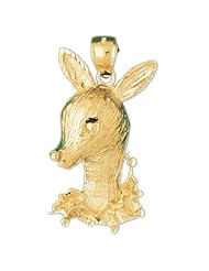 CleverEves 14K Gold Pendant Deer 12.5 - Gram(s)