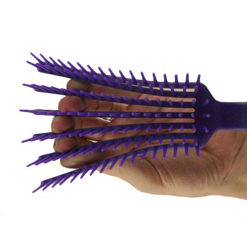 Horse and Dogs and Cats Detangler Brush for Long Tail Mane Comb Purple My Pet Supplies