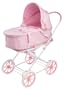 Gingham 3-In-1 Doll Pram/ Carrier/ Stroller- Pink