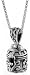 Sterling Silver Prayer Box with Floral Design