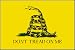 2 Gadsden Rattlesnake Tea Party Flag Stickers. Sticks to Almost Anything