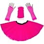 Just 4 Fun Leisurewear Neon Pink 3 Layer Tutu Set,&hellip Just For Fun