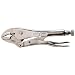 Vise Grip 4WR 4-Inch Curved Jaw Locking Pliers with Wire Cutter