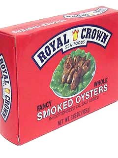 Royal Crown Smoked Oysters, 3.6 oz. by Royal Crown
