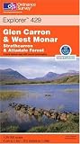 Glen Carron and West Monar (Explorer Maps)