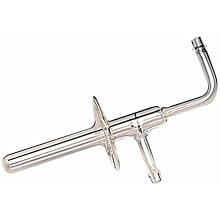 Thomas XXX80B1780 Borosilicate Glass Reflux Cold Finger Type Condenser, 50mm Flange Diameter, 15 x 75mm Length, Size A, 6-3/4" Total Height