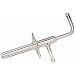 Thomas XXX80B1780 Borosilicate Glass Reflux Cold Finger Type Condenser, 50mm Flange Diameter, 15 x 75mm Length, Size A, 6-3/4" Total Height