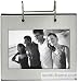 Brushed silver EZ-FLIP tabletop album by Malden