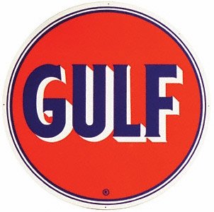 Buy Signpast Reproduction Vintage Sign, GULF 2 (1936-1960)