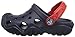 Crocs Kids' Swiftwater K Clog (Toddler/Little Kid), Navy/Flame, 6 M US Toddler
