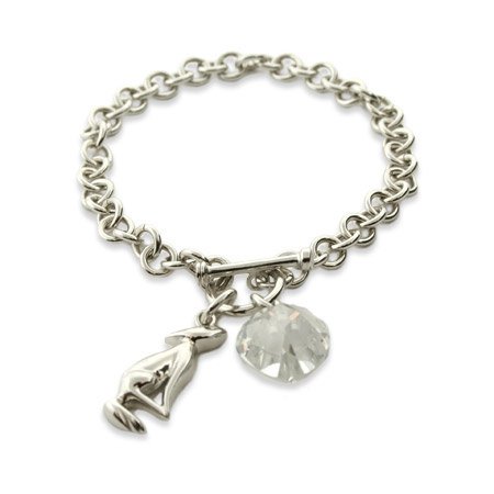 Bellas Sterling Silver Charm Bracelet