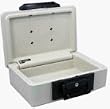 SentrySafe 1/2 Hour FIRE-SAFE Chest, 0.18 Cubic Feet, Dove Gray, #1100
