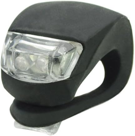 One Touch/3 Modes Waterproof Bicycle LED Flashlight Light of Silica Gel-Color random