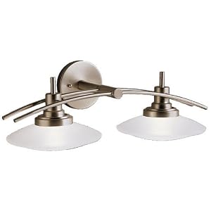 Structures Nickel 22 Wide Bathroom Light Fixture by Kichler