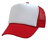 Vintage 2 Tone Foam Trucker Hat Cap (Comes In 10 Different Colors)