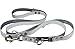 Dogs My Love 6 Way European Multifunctional Leather Dog Leash, Adjustable Hands Free Lead 49