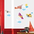 Home Decor Mural Art Wall Paper Stickers - Airplane SS58223