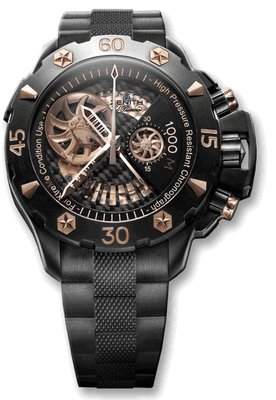 412CUFkHaIL Zenith Mens Defy Xtreme Open RoseGold Titanium Watch
