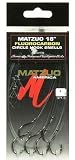 Matzuo Fluorocarbon Circle Hook Snell (Black Chrome, 1)