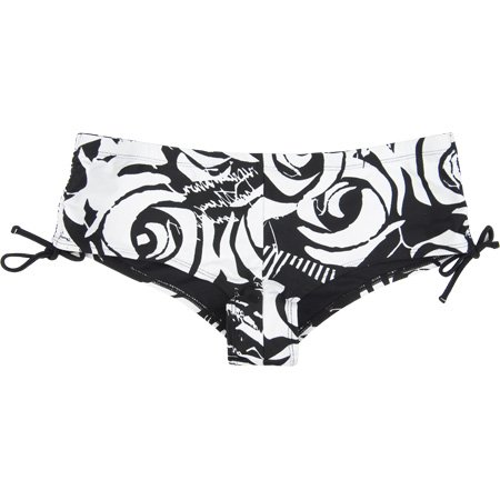 VOLCOM Roses Are Rad Womens Swimsuit Bottom - White/Black