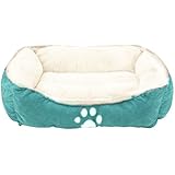 Sofantex Pet Line Beds Paw Print, Blue, 25" L, Medium