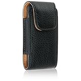 For Nokia 5320 XpressMusic / E66 Premium Genuine Leather Vertical Black Cas ....