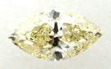 marquise Cut Loose Diamond (0.9 Ct, NATURAL FANCY YELLOW Color ,SI2 Clarity)