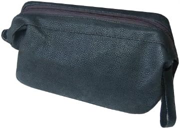 Bellemonde Black Men's Dopp Kit Vintage Style Travel Luggage Toiletry Bag Travel Kit