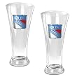 Philadelphia Flyers NHL 2pc 16oz Pilsner Glass Set - Primary Logo by Great American Products