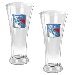 Philadelphia Flyers NHL 2pc 16oz Pilsner Glass Set - Primary Logo by Great American Products