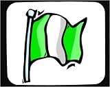 Decorated Mouse Pad with International, Nigeria, "national flag"