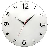 Timekeeper Products LLC, 300GP,. Round Clock 11.5" Contact Lens Printed Glass w/ Step Hand, 1