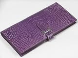 (エルメス)<strong>HERMES</strong> ベアン SV アリゲーター ヴィオレ（バイオレット） J刻印 並行輸入品